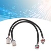2 Pcs 22in Ignition Coil Extension Harness Relocation Cable for