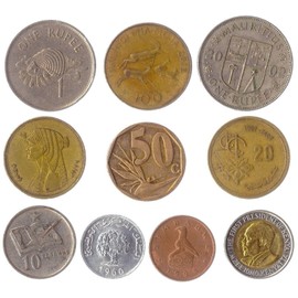 10 Different Coins from Africa | Old Collectible African Cash Lot | Perfect Choice For Your Coin Bank, Holders And Collection Album