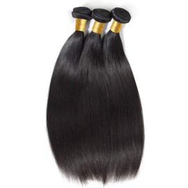 Brazilian Human Hair, Straight, Brazilian Hair, Straight, 100% Brazilian Straight Hair (8 Inches/210 g)