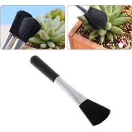 JJLFresheners Black Succulent Cleaning Brush, Landscape Miniature Moss Brush Gardening Tool