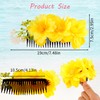 CUBACO 2 PCS Hawaiian Flower Hair Clips for Women Girls,