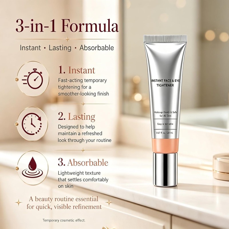 Instant Eye & Face Tightener Cream for Under Eye Bags