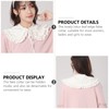 Abaodam Women False Collar Casual Decorative Fake Shirt Collar Sweater