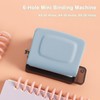 Spiral Binding Machine-Mini 6 Hole Puncher, DIY Creative Book Binder