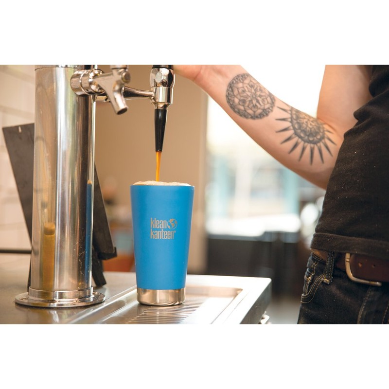 Klean Kanteen Vacuum Insulated Tumbler Cup - Silver, 473 ml