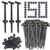 150Pcs Nylon Universal Cable Tie Buckle for Car,Heavy Duty Plastic