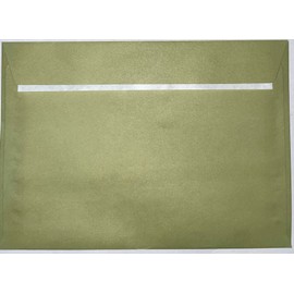 5" x 7" / 133mm x 184mm Coloured Envelopes Great for Greeting Cards, Wedding Invitations, Crafts, Business/Office - Pack of 50 Envelopes (Olive Green Peel & Seal)