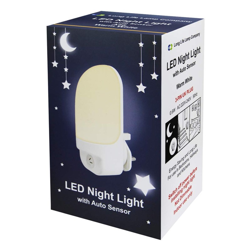 LED Plug in Night Light Dusk to Dawn Automatic Sensor