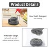 Steel Wool Scrubber,Metal Stainless Steel Scrubber for Cleaning Dishes,Brillo Pads