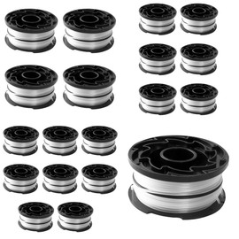 19pcs 1.65mm Strimmer Spool for Black and Decker DF-065 Strimmer Wire Strimmer Spool Replacement Spool Strimmer Spool for GH710 GH700 GH750
