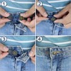 3 piezas de pines de metal desmontables para pantalones -