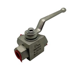 LX Hydraulic High Pressure 3 Way Ball Valve 3/8" NPT 7250 PSI (500 bar) Hydraulic Valve Shut-Off KHB3K Hydraulic Ball Valve