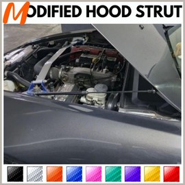 TENKIDOM Front Hood Struts Compatible with Honda S2000 AP1 AP2 1999-2009 Shock Lift Supports Bonnet Gas Dampers Springs Kit No-Drill Bolt-on
