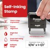 Promot Reference Only - Self Inking Rubber Stamp - Ink