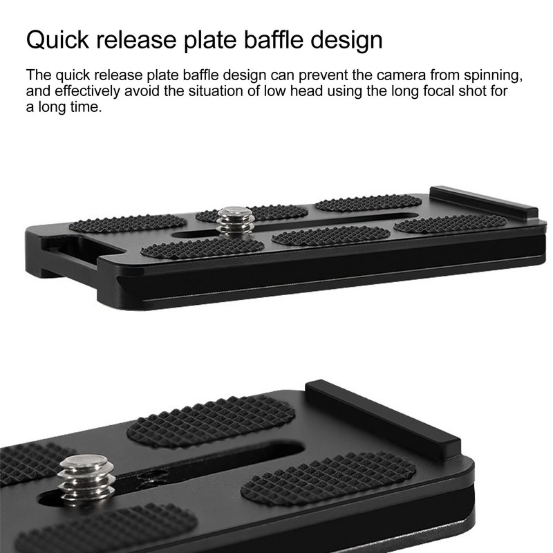 Tripod Quick Release Plate for Arca Swiss Aluminum Alloy 1/4in