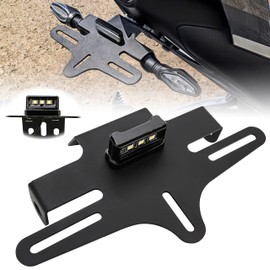 Motorcycle License Plate Holder Tail Light Bracket Tidy Fender Eliminator Stainless Steel for 2023 2024 CFMOTO 450SR Accessories