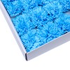 Soap Flowers 10x of Carnations Sky Blue Craft Soap Flowers