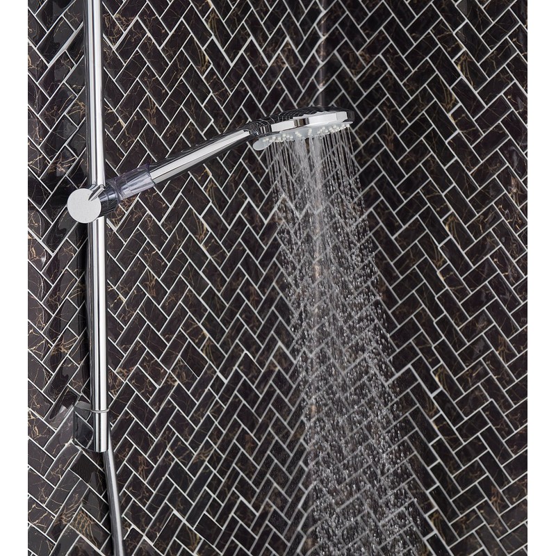 BadeStern Hand Shower: Multifunctional XL Shower Head with Rainshower Function,
