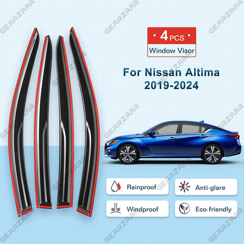 GEARZAAR For 2019-2024 Nissan Altima JDM Mugen Style Window Visors