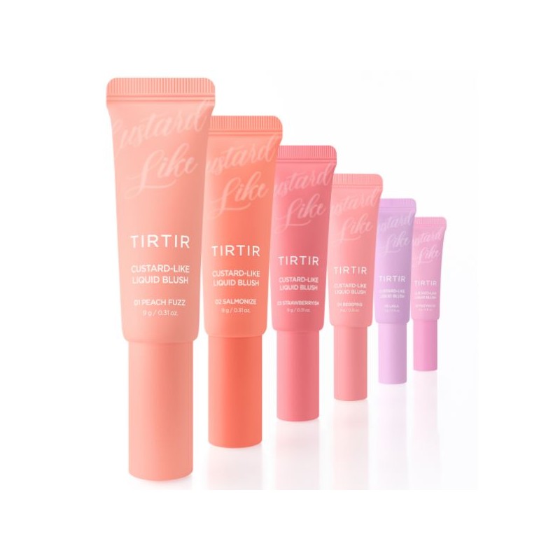 TIRTIR Custard-like Liquid Blush 9g, Color:01 Rose Pink