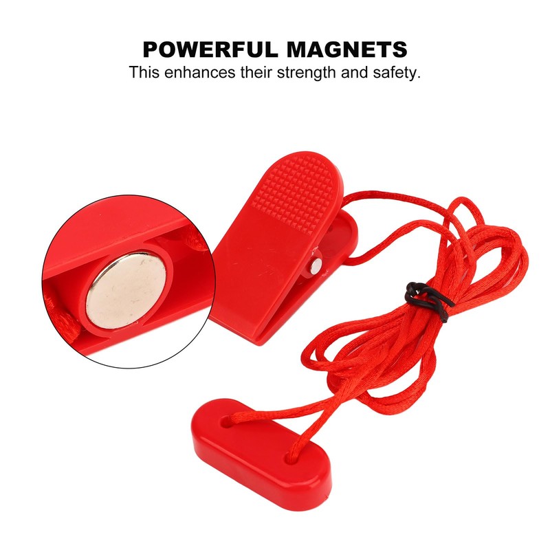 VGEBY 2pcs Treadmill Key,Universal Safety Key Treadmill Magnet Key Universal