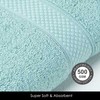 HOMESCAPES Sea Green Turkish Cotton Guest Towel Super Soft Thick