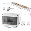 Surface-Mounted Fuse Box, IP65 Waterproof, Surface-Mounted 8-Way Distribution Box, Sub-Distribution,