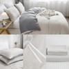 Freyamy Reversible Bed Linen 220 x 240 cm 3-Piece Beige