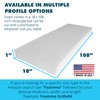 Foamma 1" x 18" x 108" High Density Upholstery Foam