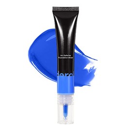 Erinde Pigmento Líquido para Base de Maquillaje, #02 Azul | Resistente al Agua y Sudor, Larga duración y alta Intensidad de color, Acabado Sedoso, Lig