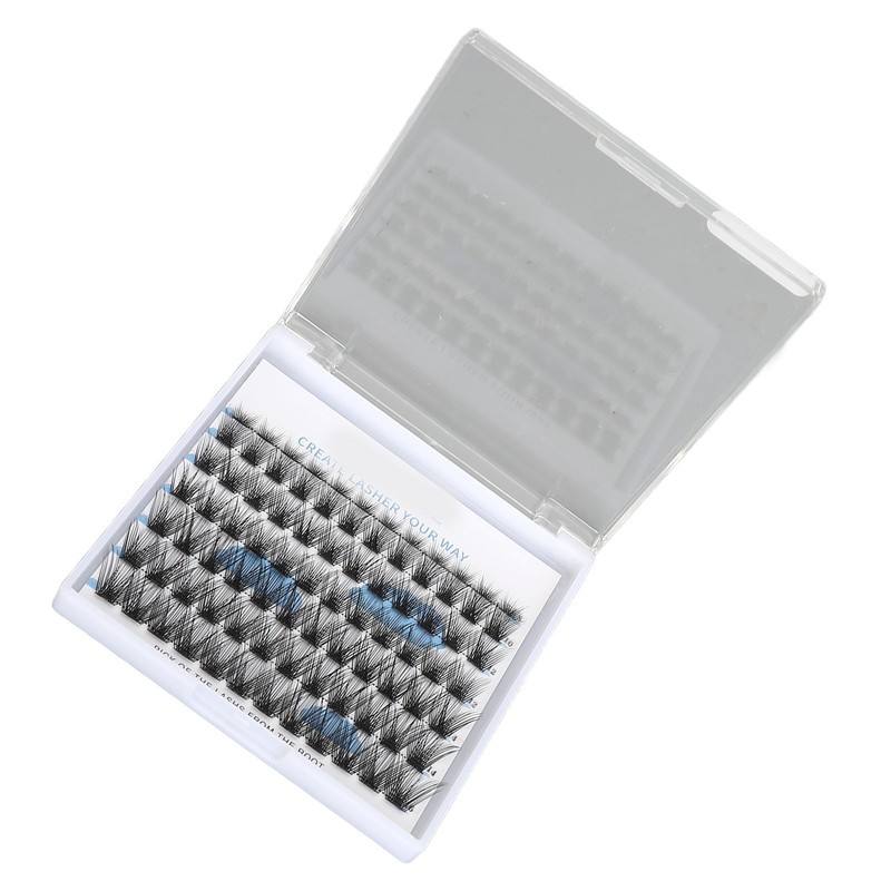 84 Clusters Individual Eyelash Extensions 8/10/12/14/16mm D Curl Fluffy Eyelash