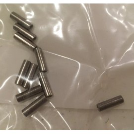 Unbranded [10 Pack] Female Threaded 1/8” Round Standoffs 13/32” Long #2-56 Thread Size