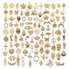 HappyHome Charm Parts, Pendant Top, Accessory Parts, 100 Pieces, KC