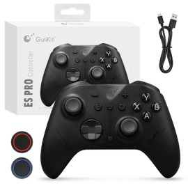 GuliKit ES PRO Wireless Controller für PC, Windows, Android, iOS, Switch 1/2 – Der schnellste Controller der Welt mit 3,25 ms Latenz, TMR Joysticks, 30 Stunden Akkulaufzeit und Aufweckfunktion