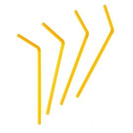 Flexible Plastic Drinking Straws | 50ct (Neon Assortment)