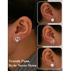 FIOROYAL Women's Clip-On Earrings Without Pierced Ears Gold Silver Clip