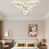 STARRYOL 24 W Modern Leaf-shaped LED Ceiling Light, 45 cm