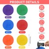 60 Pcs Poly Vinyl Spot Markers, 6 Inch Rubber Floor
