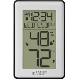 LaCrosse Technology 라크로스 테크놀로지 308-1911 습도 경보가 있는 실내 온도 측정소 La Crosse Technology 308-1911 Indoor Temperature Monitor with Humidity Alert