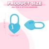 sourcing map 400pcs Stitch Markers, Heart Stitch Locking Stitch Marker