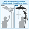 Hibbent cUPC Certified 13'' Shower Head Combo, High Pressure 5