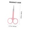 Beavorty 2pcs Eyebrow Scissors Nail Clippers Eyebrow Razor for Men
