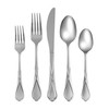 Cambridge Silversmiths Heather Sand 20-Piece Flatware Silverware Set, Stainless Steel,