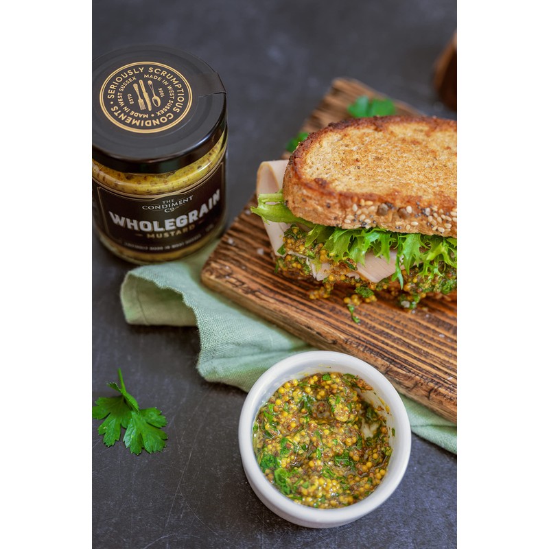 The Condiment Company, Mustard, Wholegrain, 175 Gram