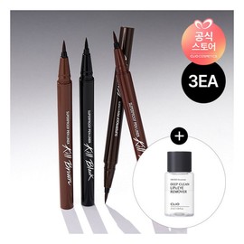 Clio NEW3EA Super Proof Pen Liner Giveaway Microfessional Deep Clean Lip Eye Limo / 클리오 NEW3EA 수퍼프루프 펜 라이너 증정 마이크로페셔널딥클린립아이리무