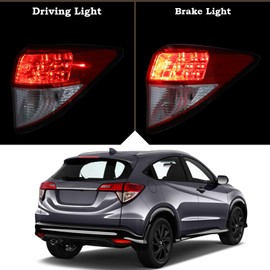 KAMDKI RH Outer LED Tail Light Compatible for 2019 2020 2021 2022 Honda HR-V HRV Transparent Lens Rear Lamp Assembly Right Passenger Side 335-02T-7WA31 HO2805119 31719ABRASN 33502T7WA31