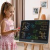Electight 16 Inch Light Up LCD Writing Tablet, Colorful Doodle