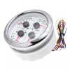 RYSJM 85mm White GPS Speedometer 0-160MPH with Tacho 8000RPM 4