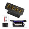 Somaer Somaer Wireless 4 Gang Switch Panel,Multifunction Remote Control Offroad
