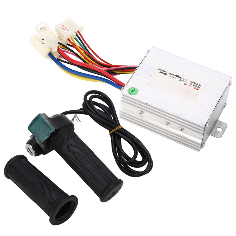 Bike Controller Power Display Throttle Grip Electric Bike Brushed Controller